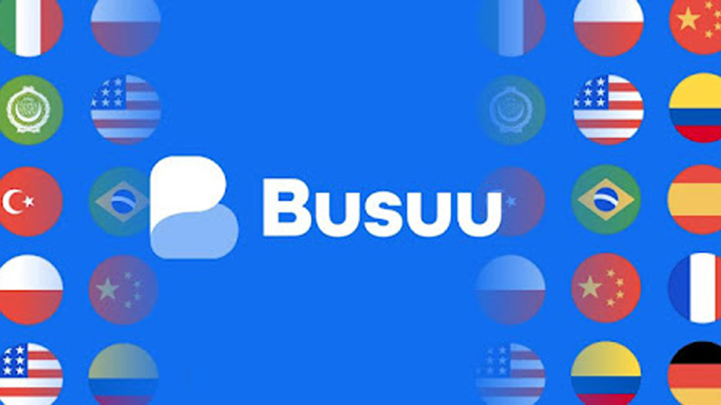 Busuu là một trang web nổi tiếng về 4 kỹ năng tiếng Anh